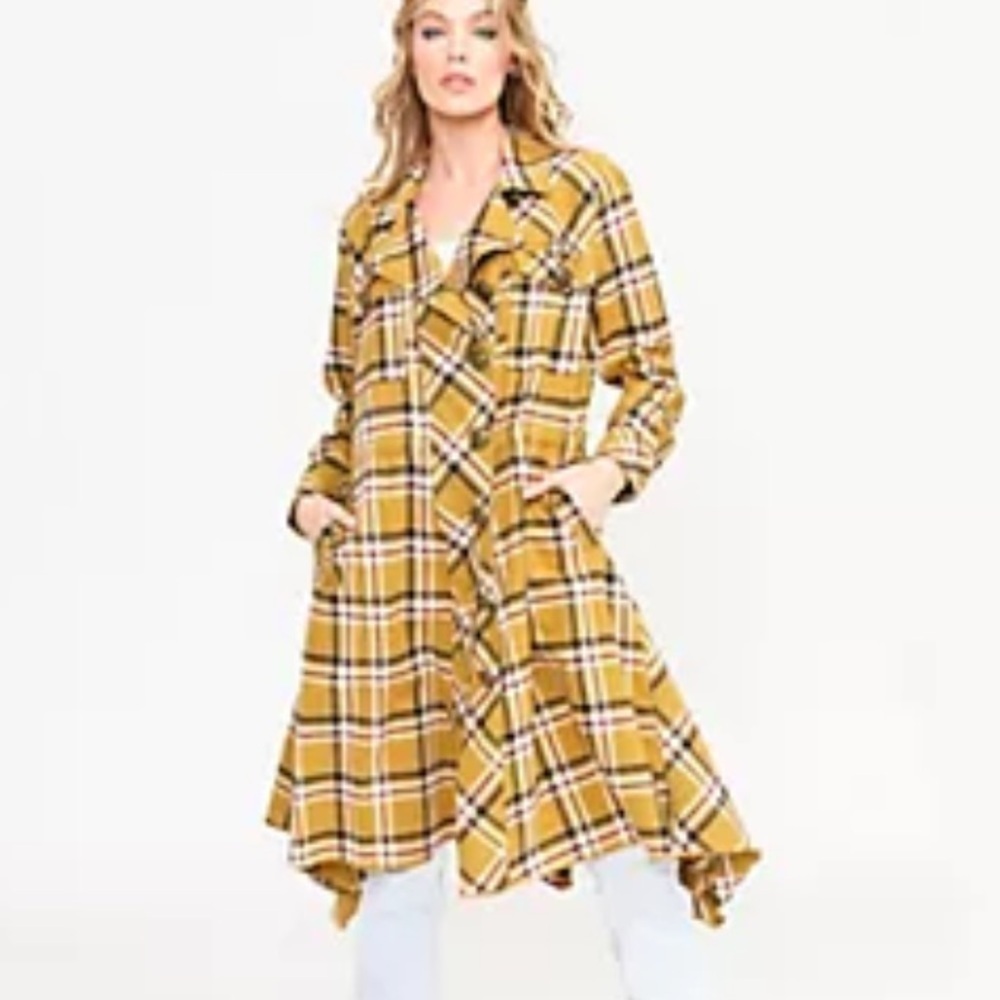Aratta Coco Plaid Trench Coat